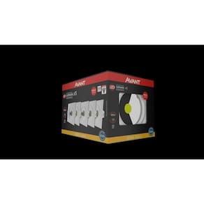 Kit Com 5 Spots Supimpa Quadrados 5w 3000k Emissão De Luz Am
