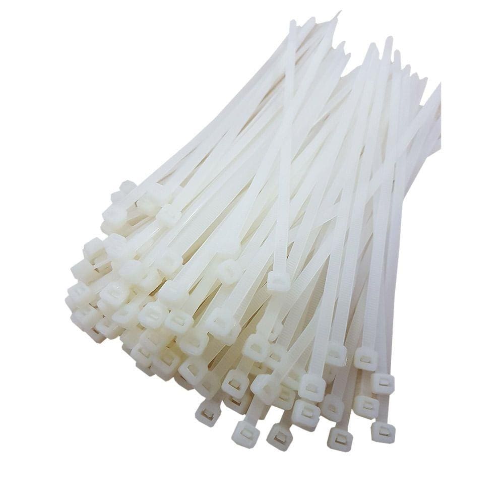 Abraçadeira de Nylon Guinner 200x4,8mm Branca