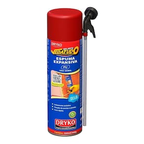 Kit 2 Espuma Expansiva Poliuretano para Madeira Uso Geral VedaTudo 500ml - DRYKO