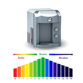 Purificador de Água Alcalina Ionizada Gelada Health Energy Prata 220V - Top Life
