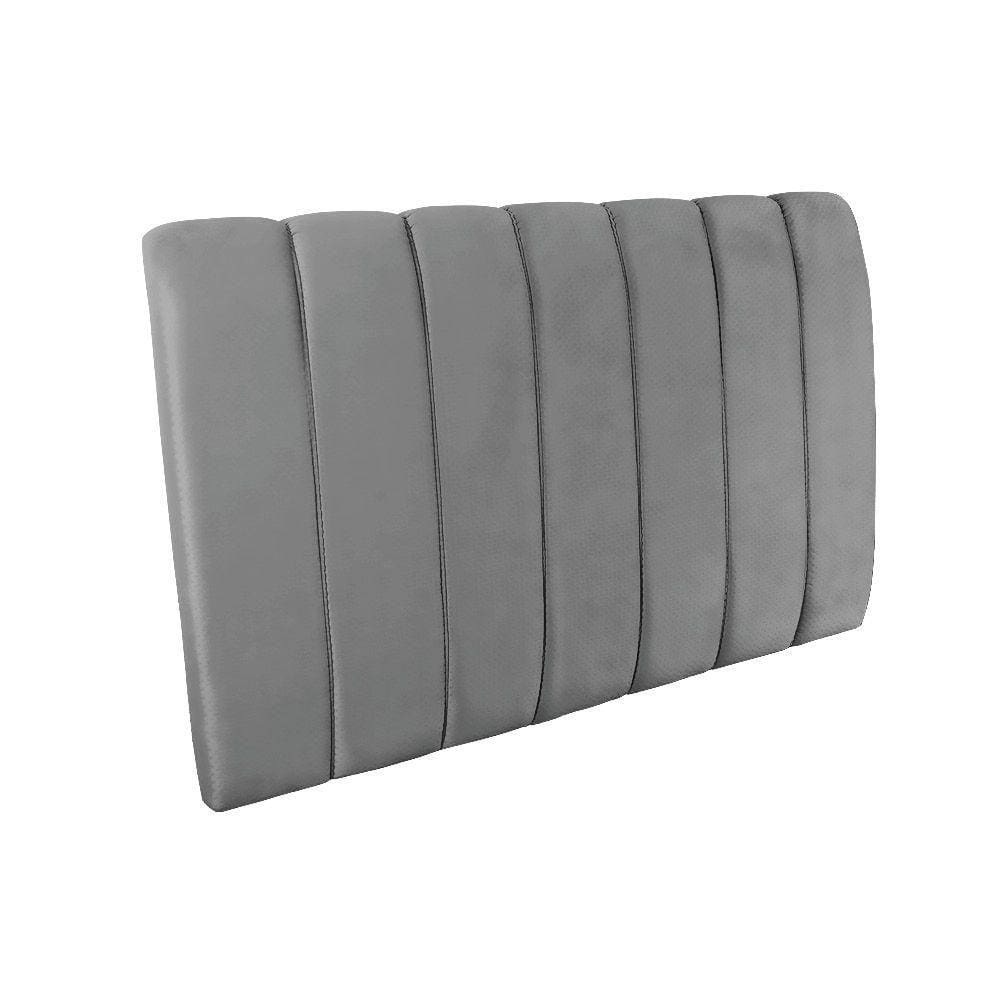 Cabeceira Painel Olivia Solteiro 90cm Cinza