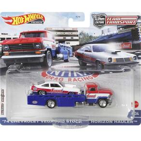 Hot Wheels Team Transport Horizon Hauler e 74 Chevrolet Vega