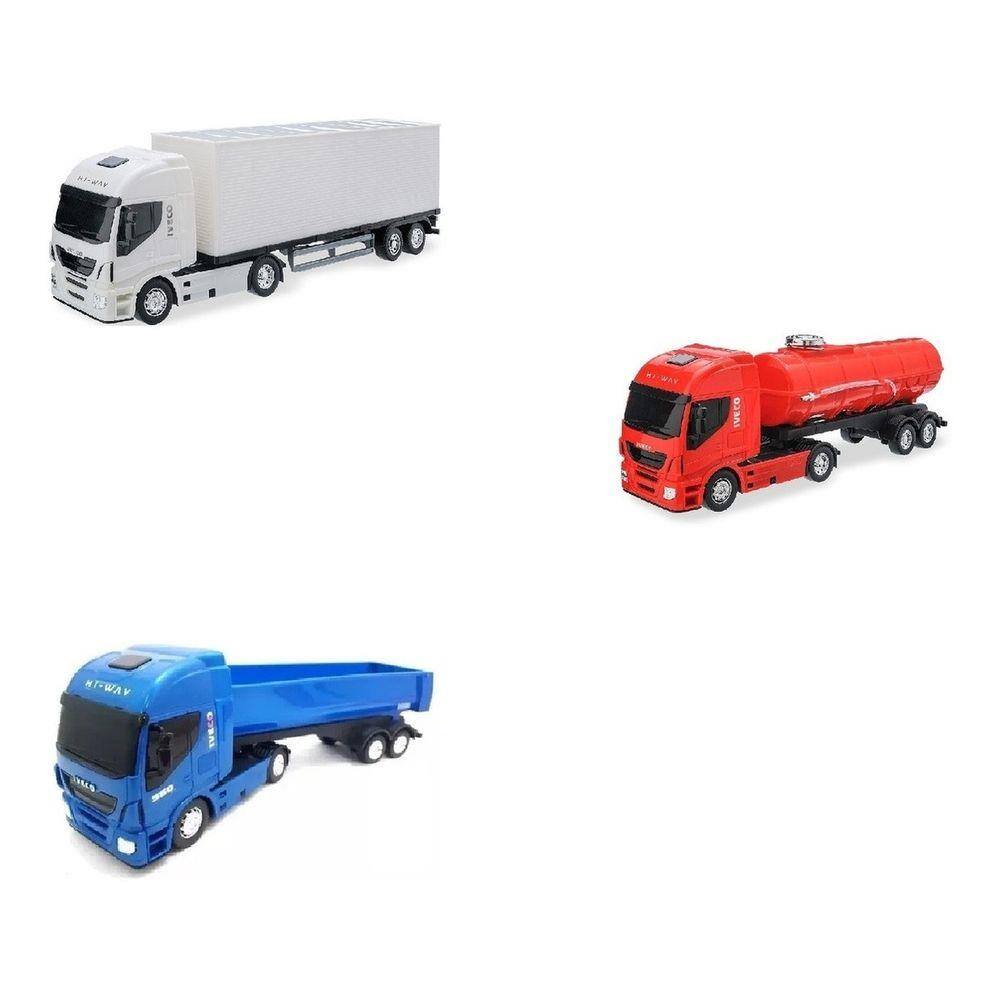 Miniatura Caminhão Brinquedo Infantil Iveco Tanque Gasolina