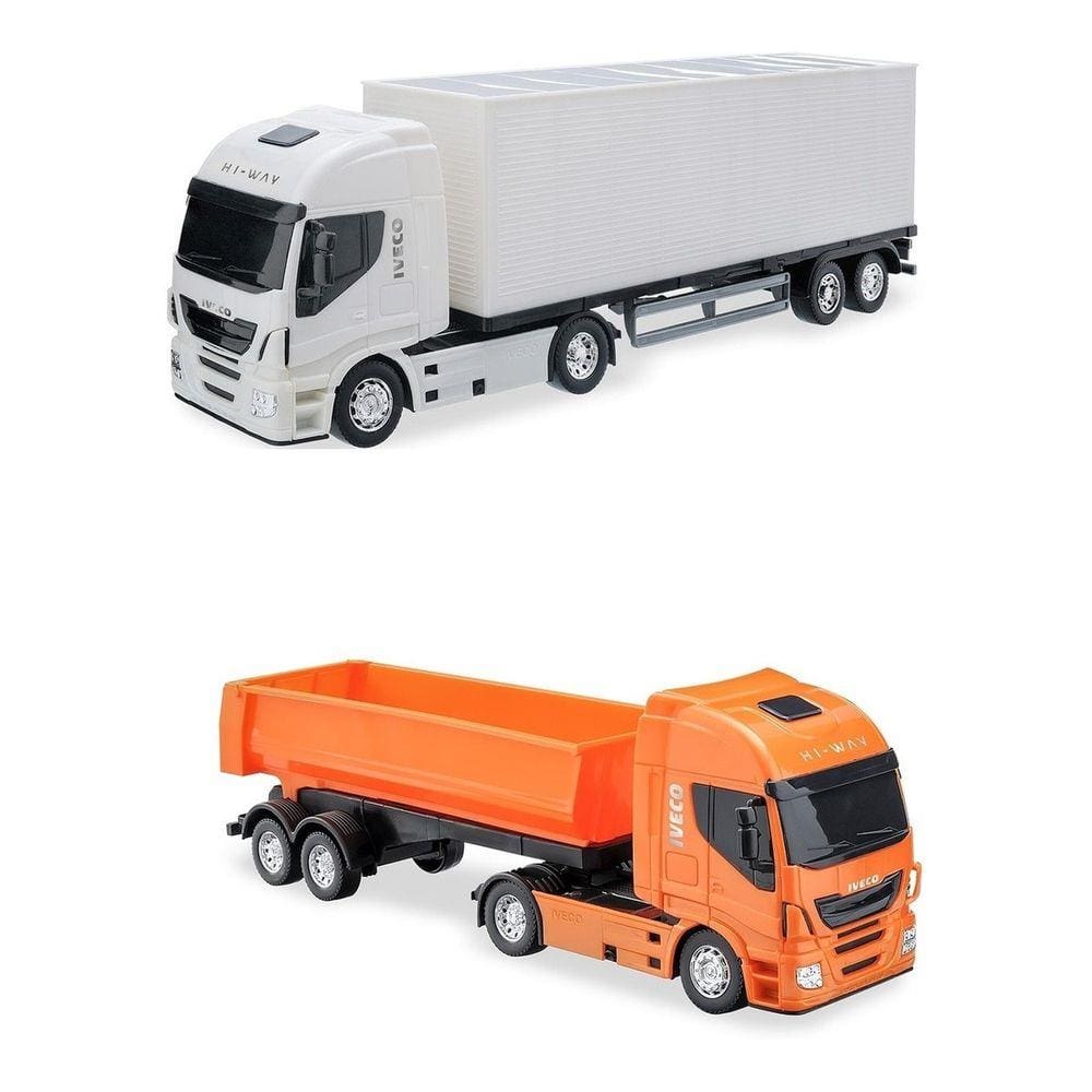 Caminhão Miniatura Iveco Carreta Baú S-way Lançamento