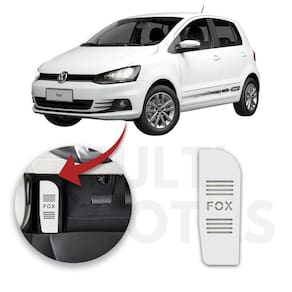 Descanso De Pé Volkswagen Fox 15 A 22 Aço Escovado Prata
