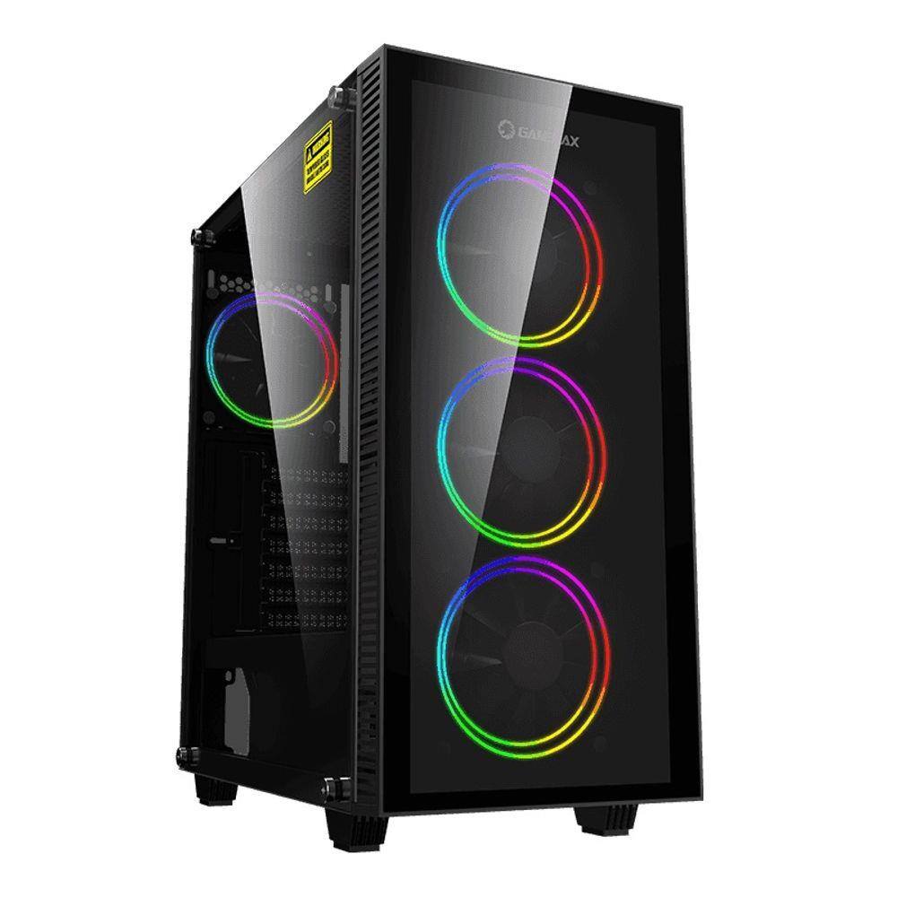 Gabinete Gamer Preto Argb Vidro Gamemax Revolt