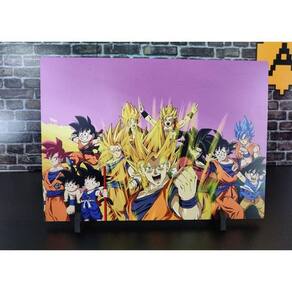 Quadro Anime Desenho Dragon Ball Goku Vegeta TT18