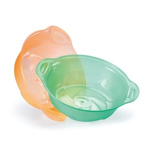 Kit com 4 Baciaa Stylo Agraplast 16 Litros Verde E Laranja