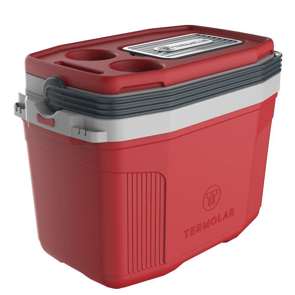 Caixa Térmica Tipo Cooler 20 Litros Cinza Termolar