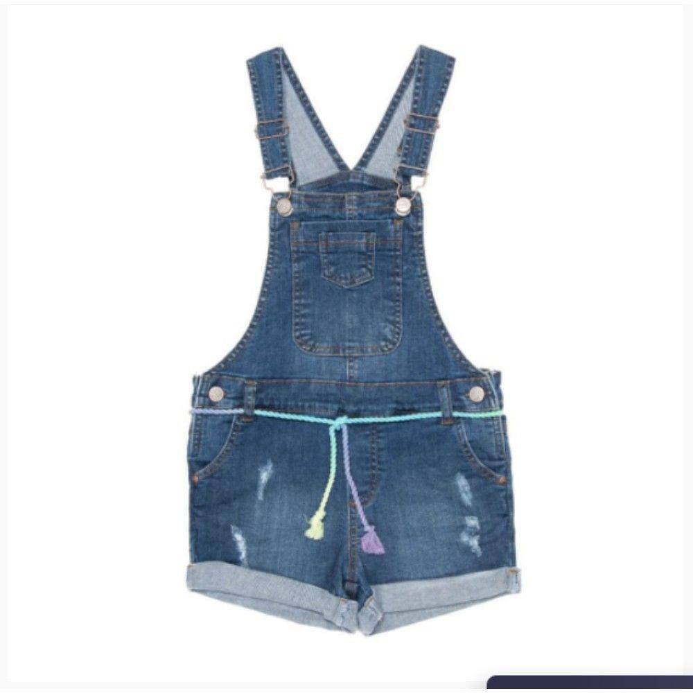 bermuda jeans colorida infantil