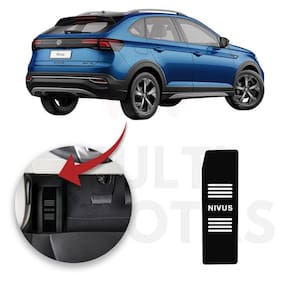 Descanso De Pé Volkswagen Nivus Todos Aço Escovado Preto