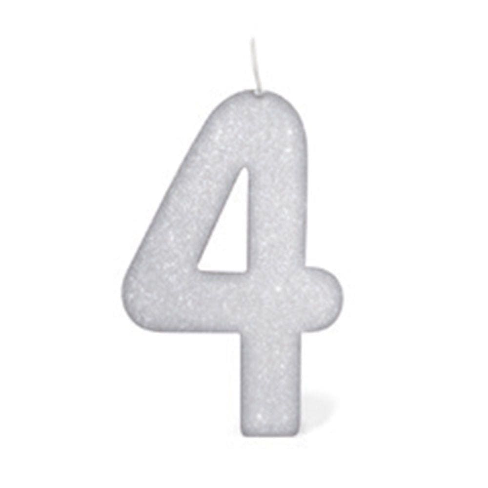 Numero Residencial Branco Pequeno 12.5cm 4 - NUMERAL (030452)