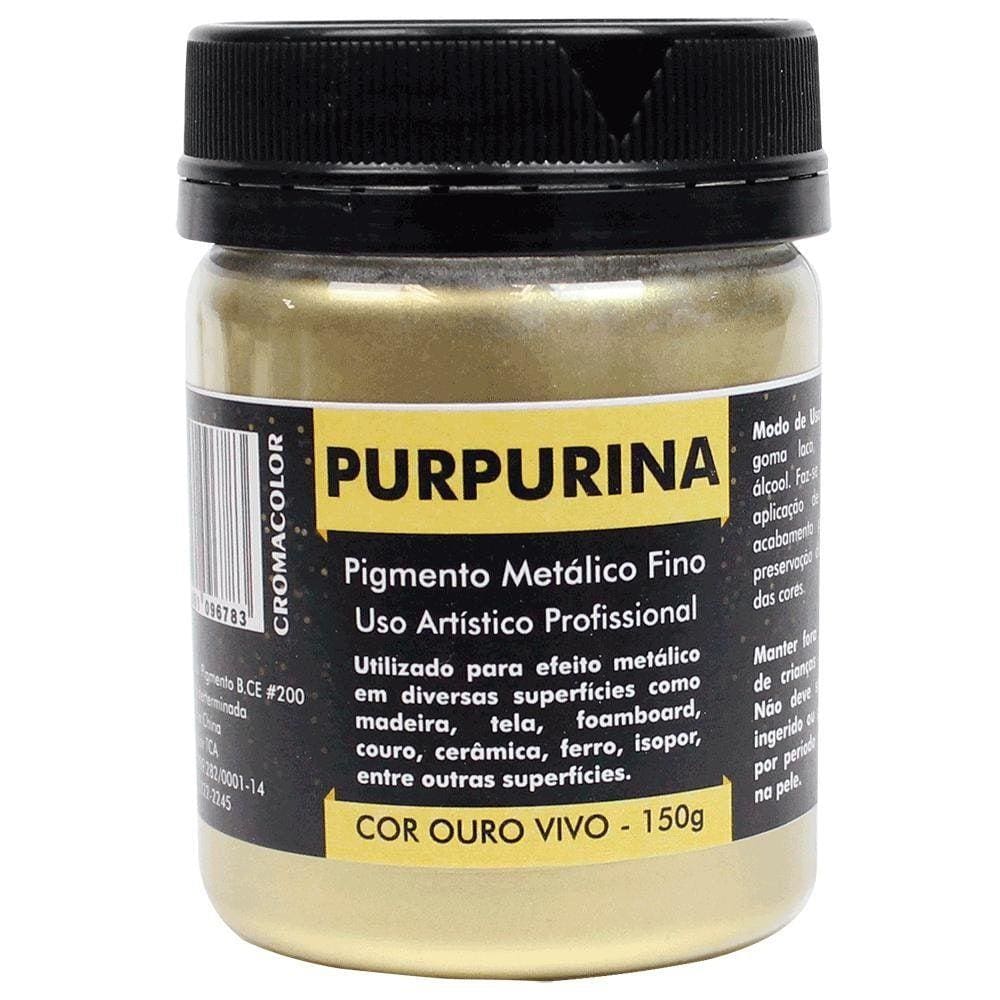 Purpurina Ouro 150g Cromacolor