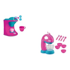 Kit Cafeteira Batedeira Le Chef Infantil Usual C/ Som Luz