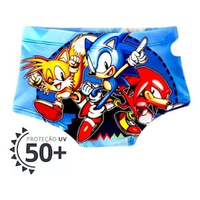 Fantasia Sonic Boom Infantil Menino Roupa