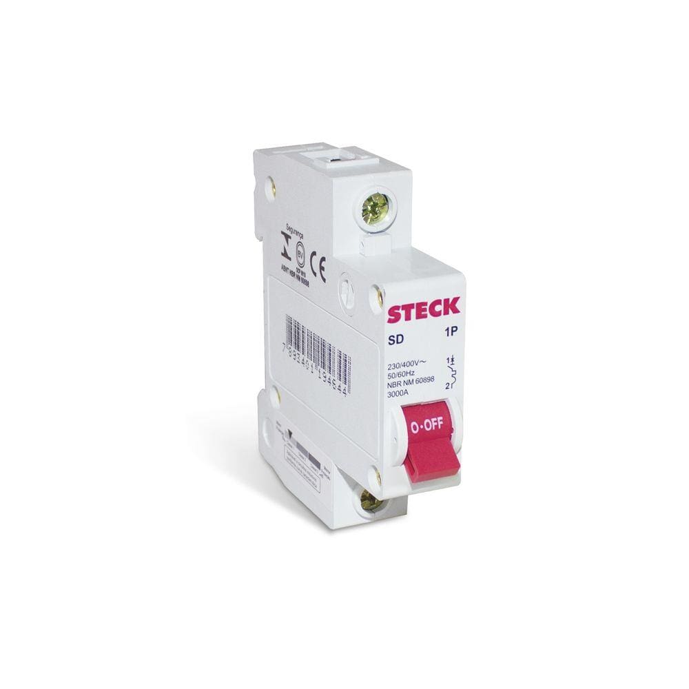 Disjuntor Unipolar Din Curva C 32A - Steck