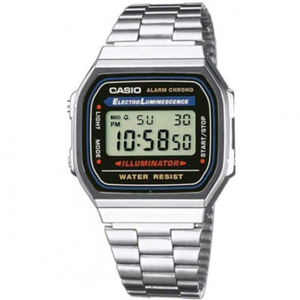 Relógio CASIO VINTAGE feminino digital A168WA-1WDF