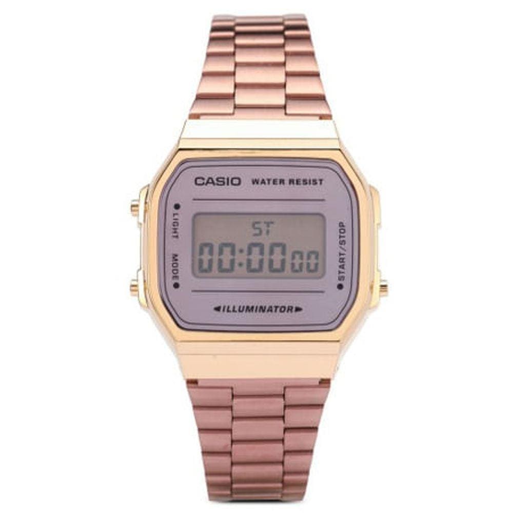 relogio feminino casio rose