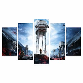 Quadro Decorativo Star Wars - Saga
