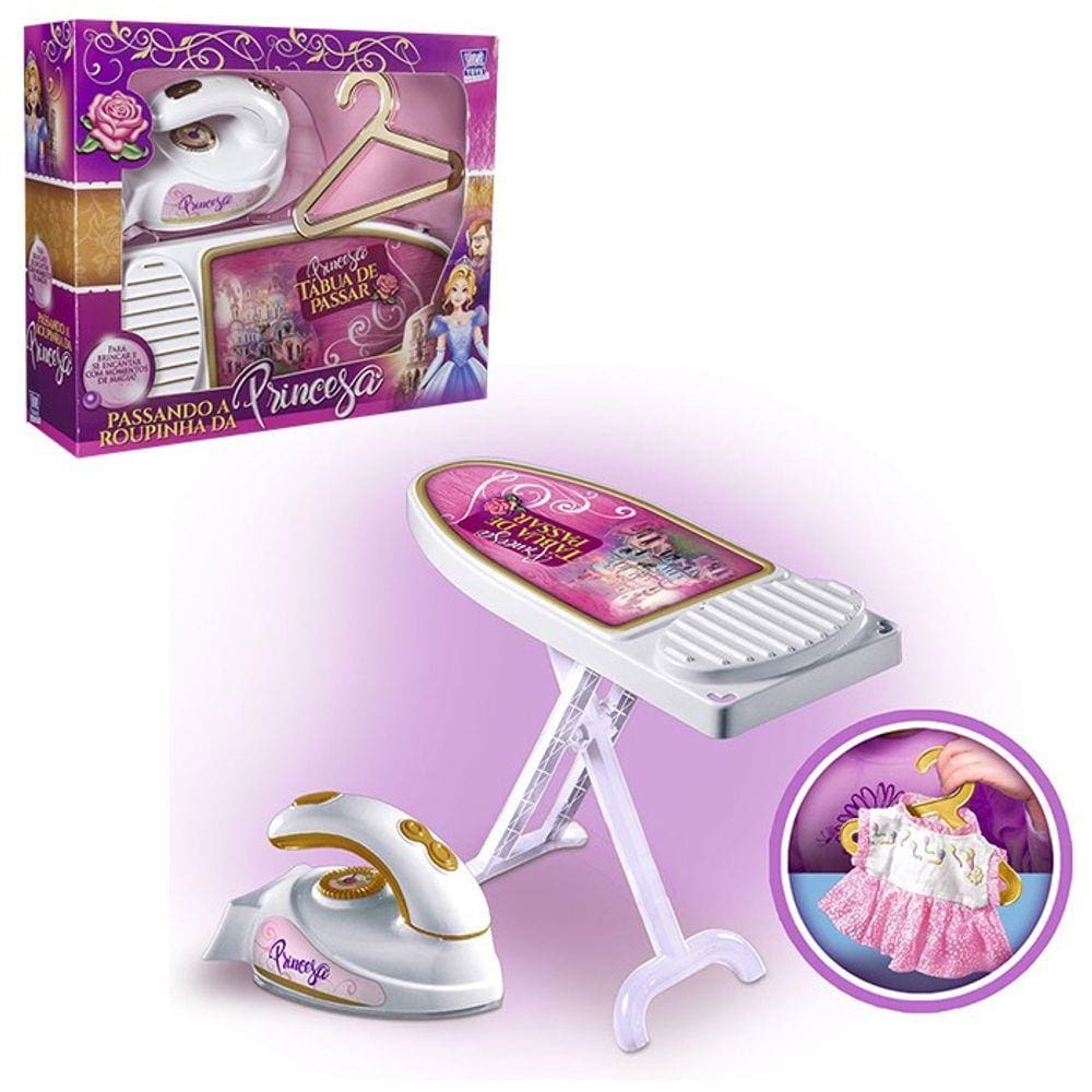Kit Passando a Roupinha Da Princesa C/3Peças Zuca Toys
