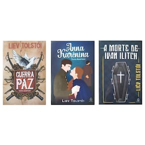 Combo 3 Livros Liev Tolstói Guerra e Paz + Anna Karênina + 1