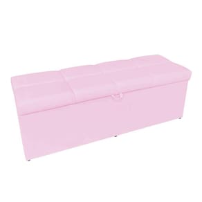 Calçadeira Nina 140cm Suede Rosa Bebê