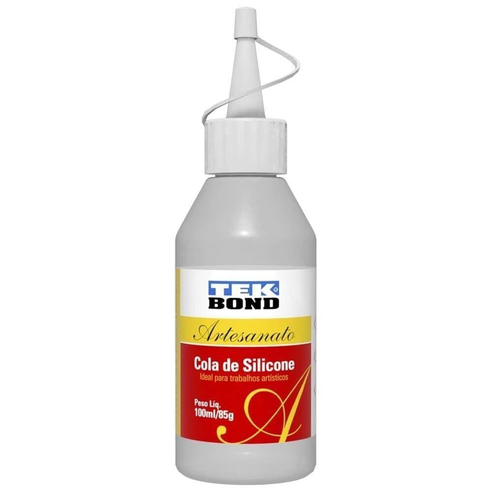 Cola De Silicone Artesanato 85 G Tek Bond