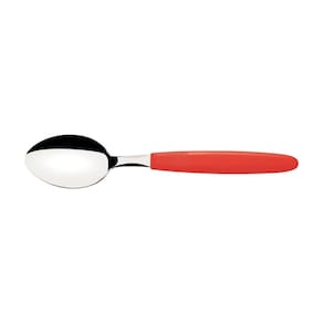 Colher de Mesa Tramontina Ipanema com Lâmina em Aço Inox e Cabo de Polipropileno Vermelho Tramontina