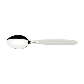 Colher de Mesa Tramontina Ipanema com Lâmina em Aço Inox e Cabo de Polipropileno Branco Tramontina