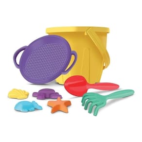Baldinho Diver Praia Pá/rastelo + 4 Forminhas - Divertoys