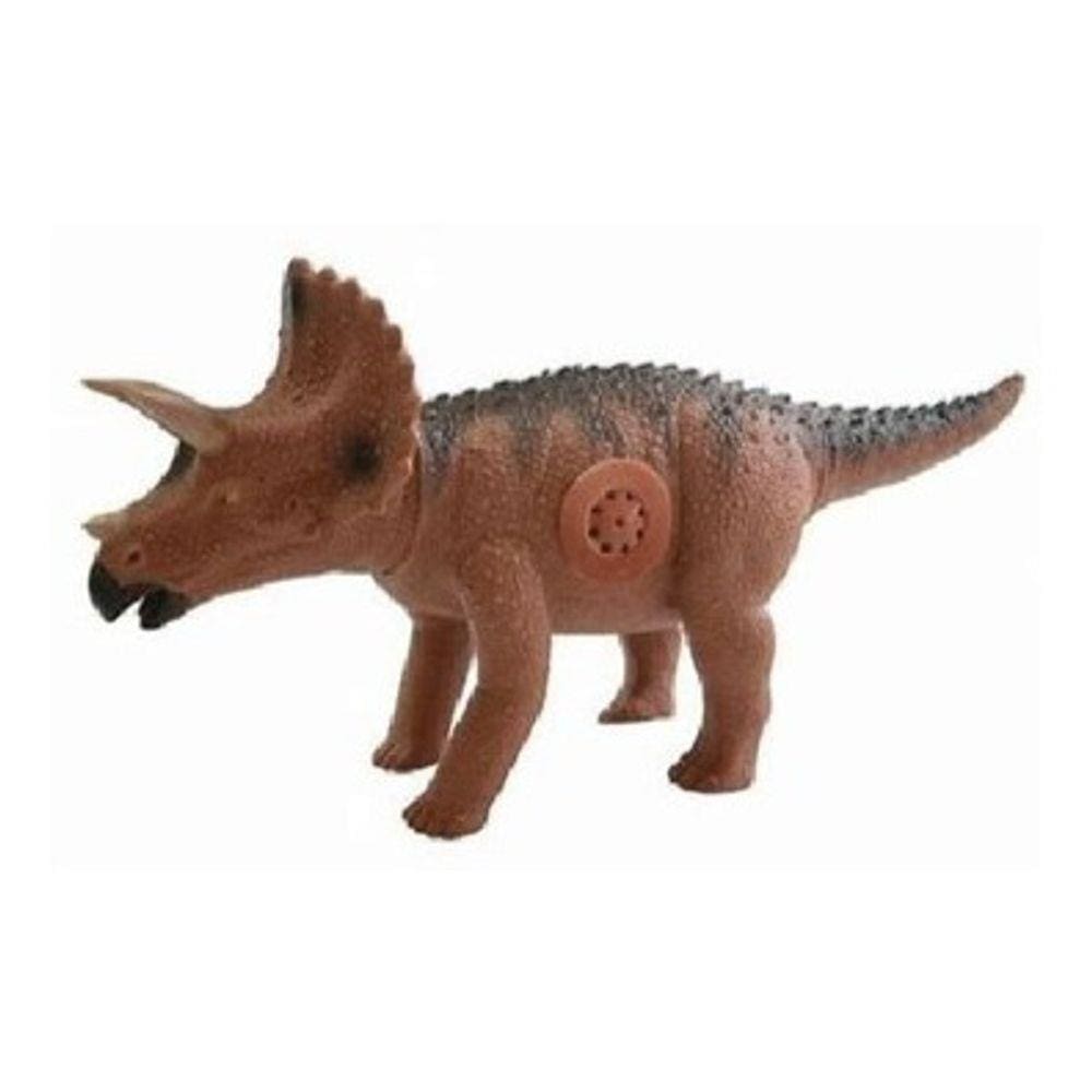 Dinossauro Jurrassico Triceratopo Emite Som Vinil Adijomar
