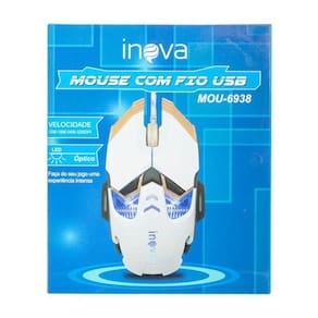 Mouse Gamer Óptico Profissional Com Fio Usb 3200Dpi Mou-6938