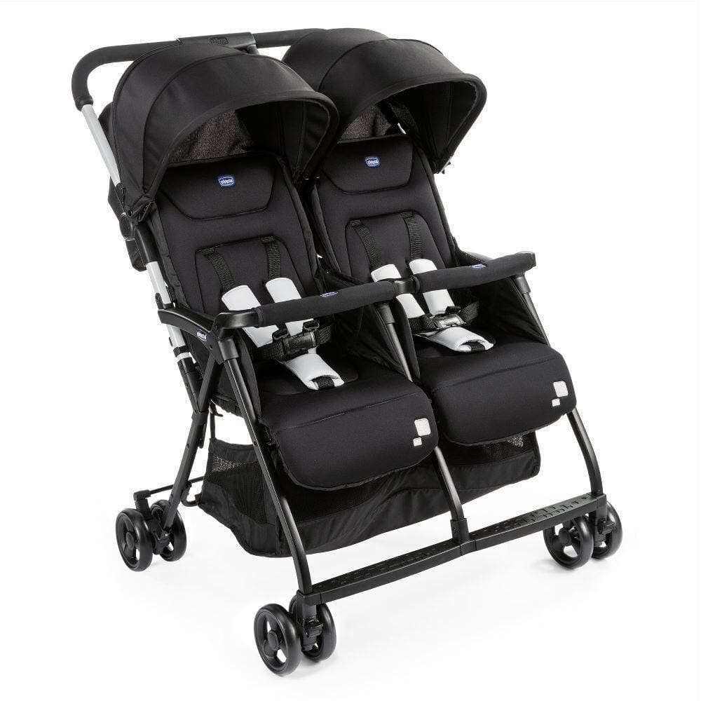 Carrinho de Bebê Para Gêmeos OhLalá Twin Black Night - Chicco