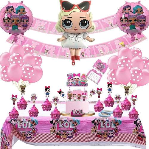 LOL Party Supplies Set Birthday Party Black Friday