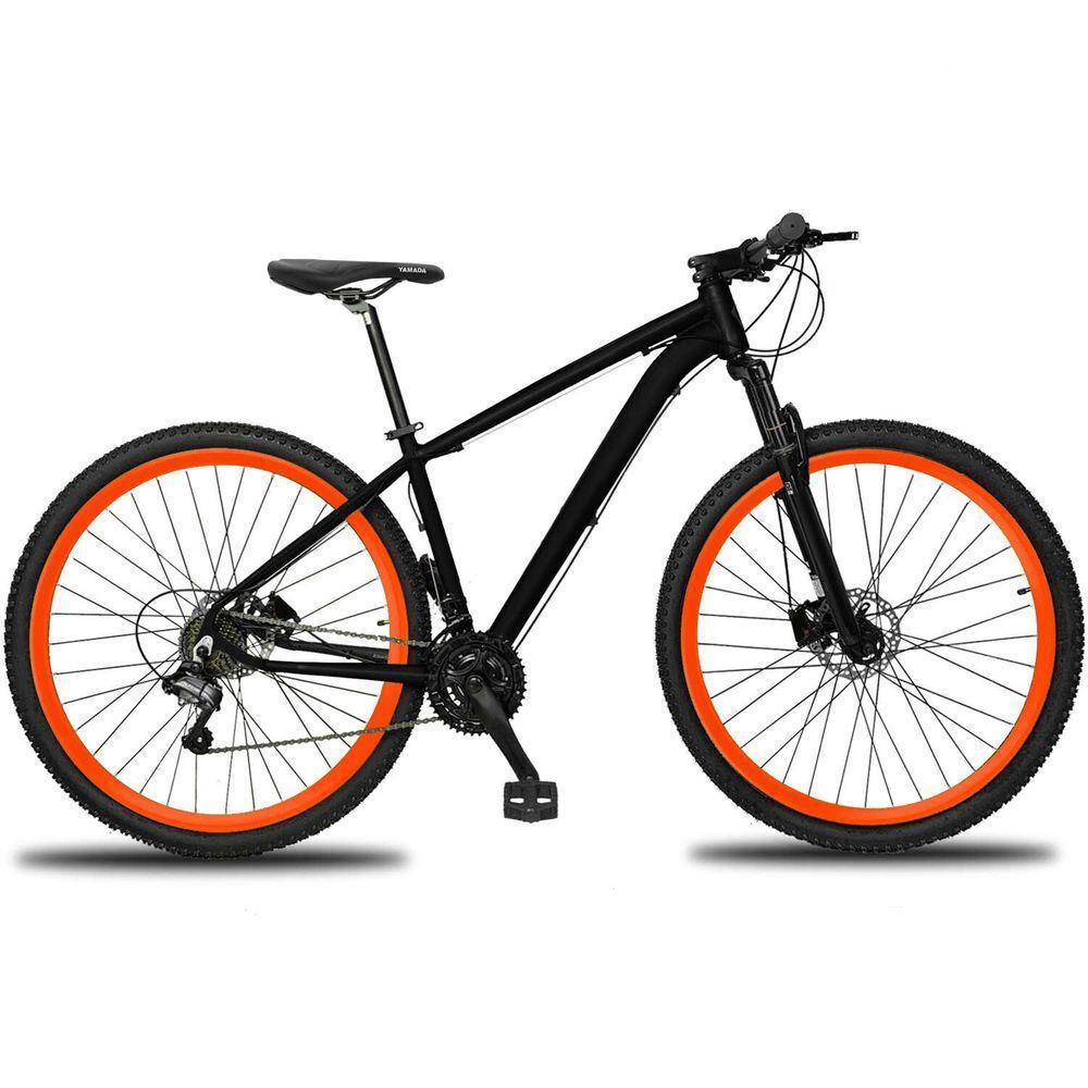 Bicicleta Drais Clean T21 Aro 29 Susp. Dianteira 27 Marchas - Laranja/preto