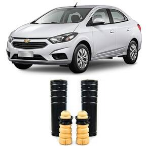 Kit Batente Chevrolet Prisma Traseiro 2013 Até 2019 O Par