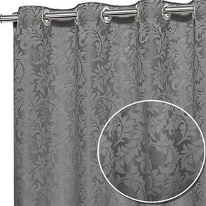 cortina para sala quarto em tecido jacquard 3,00x2,80