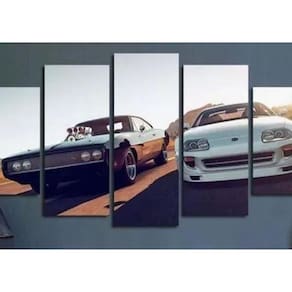 Quadro Mosaicos Velozes E Furiosos 1 De J5peças