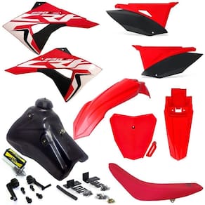 Kit Plástico Elite Crf 230 Carenagem Tanque Torneira Number Next