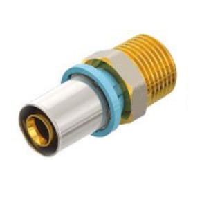 Conector Macho para Água 26mm X 1" - LBP Prensar Emmeti