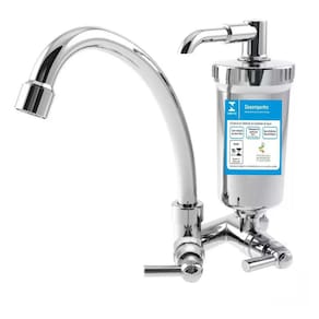 Torneira Filtro Cozinha Bica Móvel Parede Abs 1085 C-72 Vol