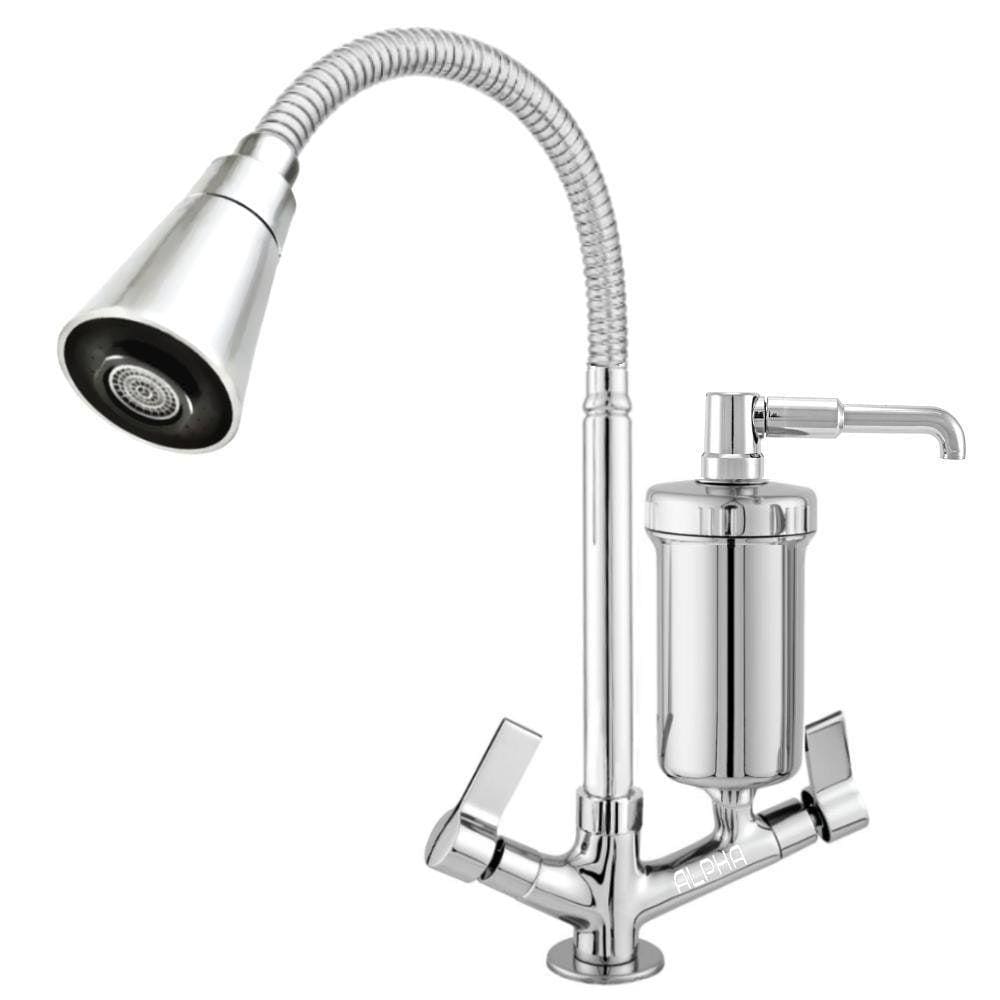 Torneira Filtro Cozinha Bancada Cônica Cromada 2186 C-65