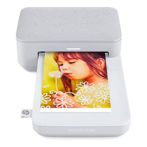 Impressora instantânea portátil HP Sprocket Studio Bluetooth para fotos 10x15cm