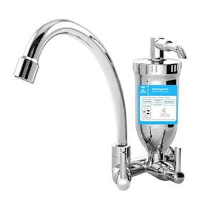 Torneira Filtro Cozinha Bica Móvel Parede Abs 1085 C-72 Vol