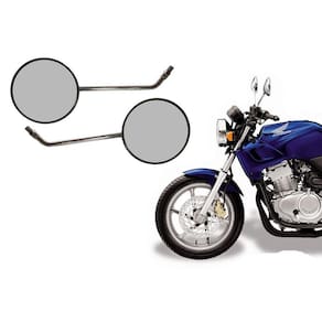 Par Retrovisor Cb 500 Antiga Rosca Motos Honda Universal M10