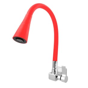 Torneira Cozinha Parede Quadrada 4168 Gourmet Red C-65