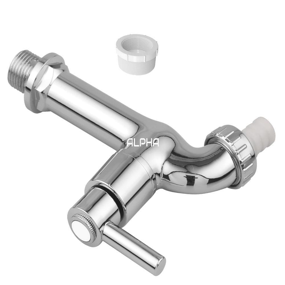 Torneira Tanque Jardim Abs Cromada Com Bico 1030 C-72