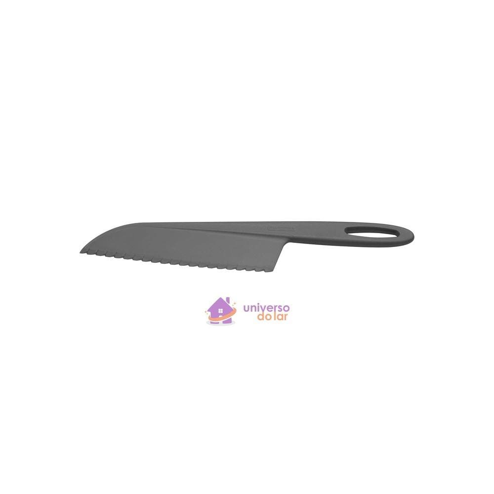 Faca para Bolo e Torta Tramontina Ability em Nylon Grafite Tramontina