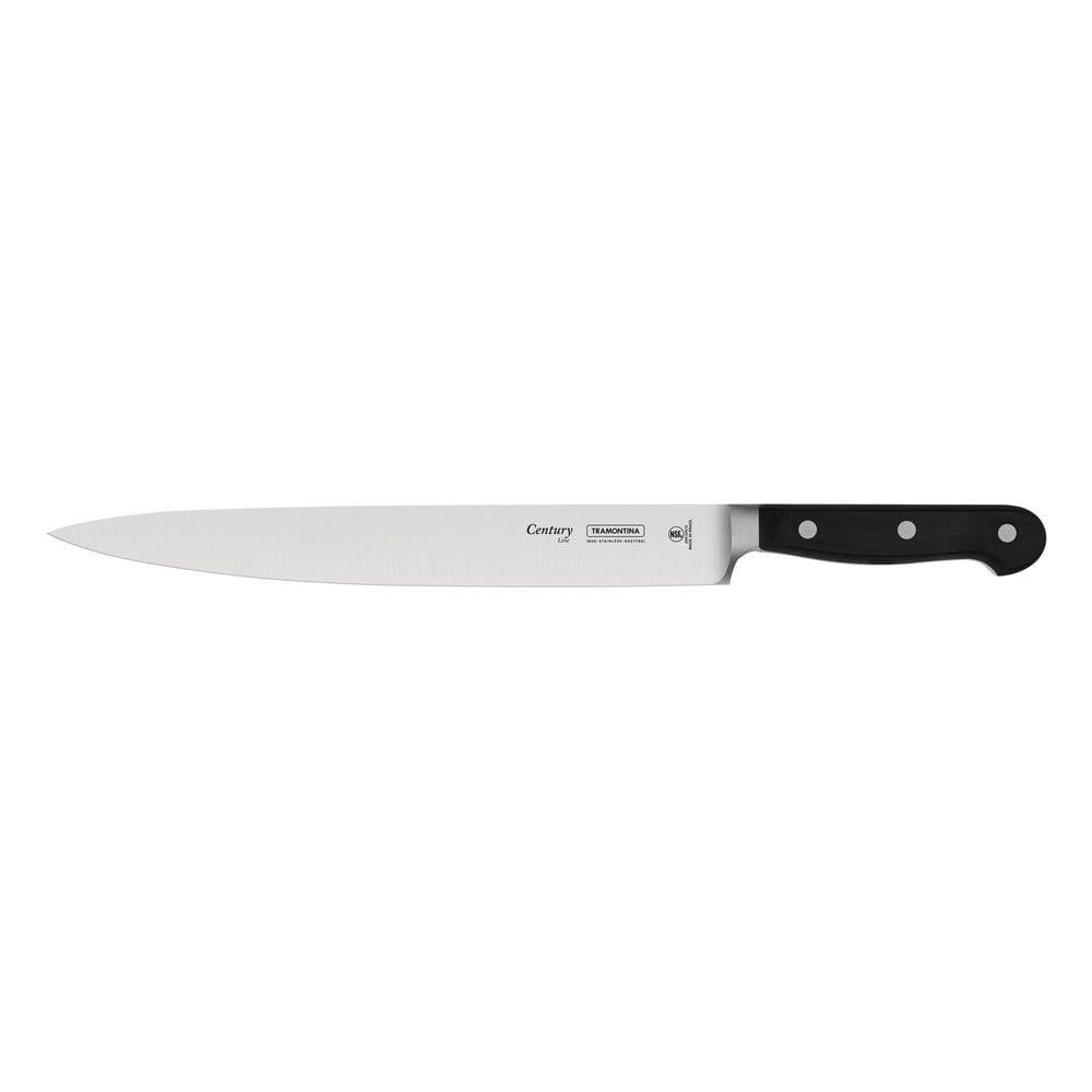 Faca para Carne Tramontina Century Lâmina em Aço Inox e Cabo de Policarbonato e Fibra de Vidro 10" Tramontina