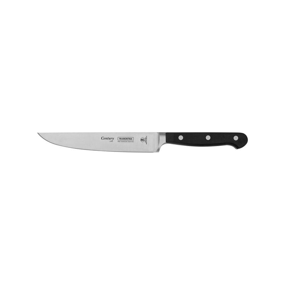 Faca para Cozinha Tramontina Century Lâmina Aço Inox e Cabo de Policarbonato e Fibra de Vidro 6" Tramontina